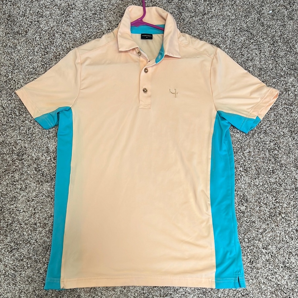 Mens Short Par4 Golf Shirt